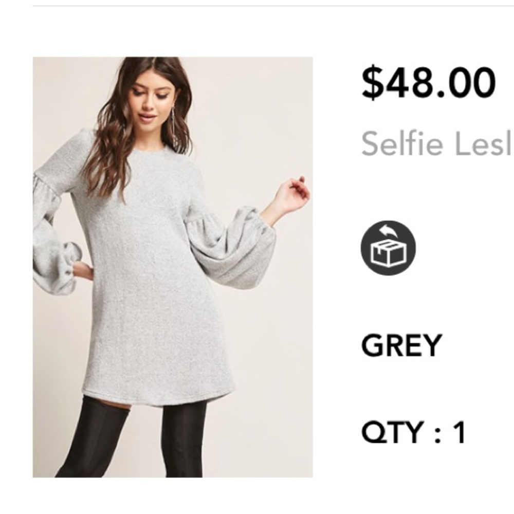 Forever 21 Selfie Leslie Mini Sweater Dress